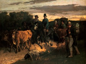 Die Bauern von Flagey Les Paysans de Flagey, 1855