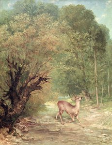 Das gejagte Reh auf der Hut, Frühling, 1867