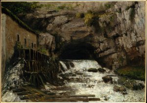 Die Quelle der Loue von Gustave Courbet
