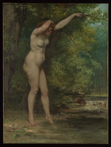 Die junge Badende von Gustave Courbet