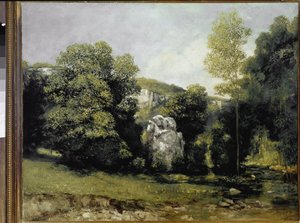 Ansicht des Flusses Breme von Gustave Courbet