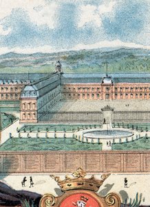 Ansicht des Königshauses von Saint-Cyr, Yvelines