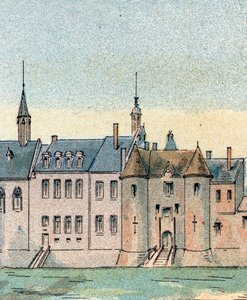 Blick auf das Schloss von Plessis-les-Tours