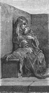 Ein kalter Ruheplatz, 1872 von Gustave Dore