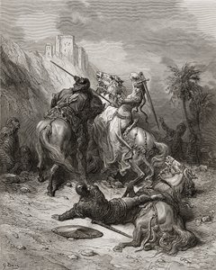 Eine Heldin Florine von Burgund, Illustration aus 
