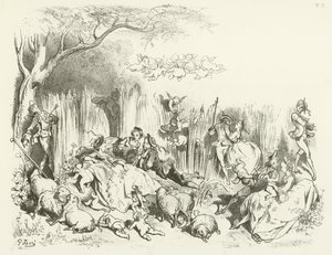 Eine Pastorale unter Ludwig XV. von Gustave Dore