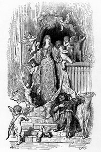 Alcina in ihrer Pracht von Gustave Dore