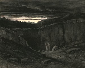 Lasst alle Hoffnung fahren, die ihr hier eintretet, ca. 1890 von Gustave Dore