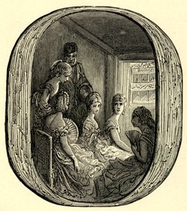 Eine Opernloge bei von Gustave Dore