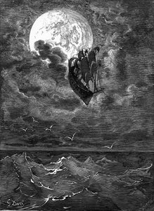 Baron Münchhausen: Reise zum Mond, von Doré