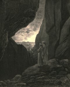 Durch diesen verborgenen Weg betraten mein Führer und ich die schöne Welt