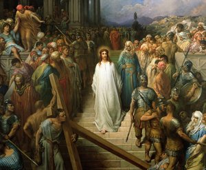 Christus verlässt das Prätorium Christ quittant le prétoire, zwischen 1874 und 1880 von Gustave Dore