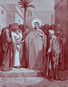 Christus und das Zinsgroschen - Bibel von Gustave Dore