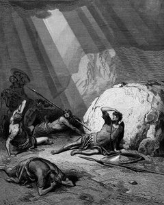 Bekehrung des Heiligen Paulus auf dem Weg nach Damaskus, 1865-1866 von Gustave Dore
