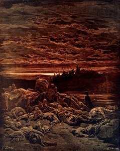 Tod der Söhne Jerubbaals von Doré - Bibel von Gustave Dore