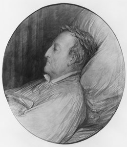 Gioacchino Rossini auf seinem Sterbebett, 1868