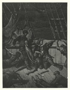 Gustave Doré Illustration für Coleridges Rime of the Ancient Mariner von Gustave Dore
