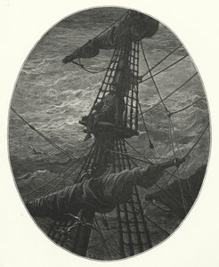 Gustave Doré Illustration für Coleridges Rime of the Ancient Mariner von Gustave Dore