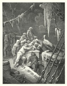 Gustave Doré Illustration für Coleridges Rime of the Ancient Mariner von Gustave Dore