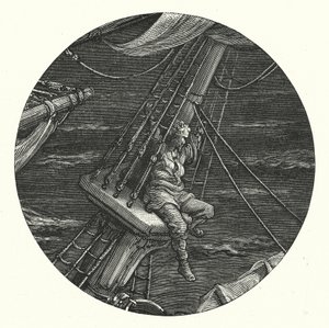 Gustave Doré Illustration für Coleridges Rime of the Ancient Mariner von Gustave Dore