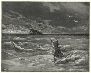 Gustave Dorés Don Quixote: "Komm zurück, meine liebe Tochter, denn ich vergebe dir alles" von Gustave Dore