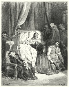 Tod von Don Quixote (Illustration von Don Quixote) von Gustave Dore
