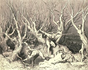 Eile jetzt, rief der Vorderste, jetzt eile dem Tod entgegen! von Gustave Dore