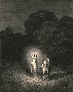Ich, der dich nun auf diese Mission schickt, bin Beatrice, ca. 1890 von Gustave Dore