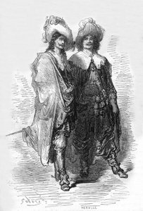 Illustration von Gustave Doré für das Buch Captain Fracasse von Théophile Gautier
