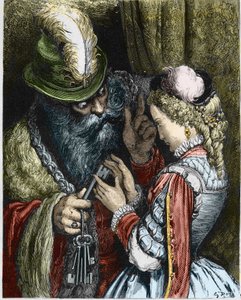 Illustration für „Blaubart“