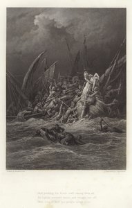 Illustration für Vivien von Alfred Tennyson von Gustave Dore
