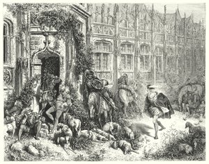 Dornröschen (Gravur) von Gustave Dore