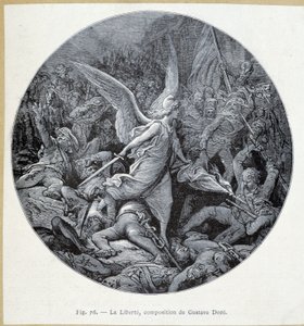 La liberté, Gravur von Gustave Doré von Gustave Dore