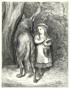 Rotkäppchen von Gustave Dore