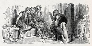 Der Bauer und seine Kinder von Gustave Dore