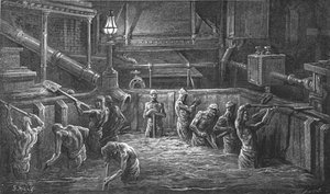 Malz mischen, 1872 von Gustave Dore