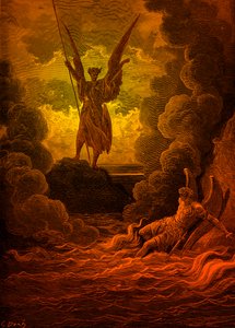 Das verlorene Paradies: Satan und Beelzebub von Doré von Gustave Dore