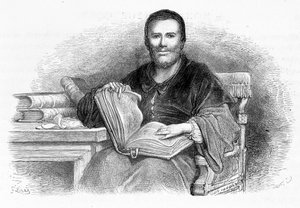 Porträt von Rabelais - von Gustave Doré von Gustave Dore