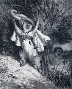 Der gestiefelte Kater, Illustration von Gustave Doré für das Märchen von Charles Perrault von Gustave Dore