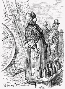Erfrischungen unterwegs, 1872 von Gustave Dore