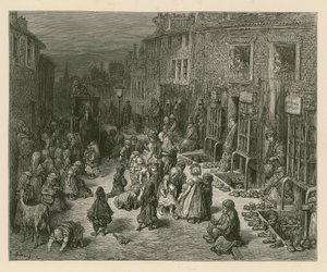 Seven Dials, London von Gustave Dore