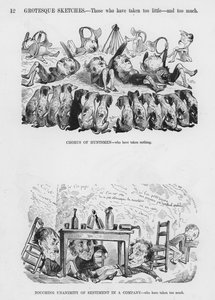 Humorvolle und groteske Skizzen von Gustave Doré