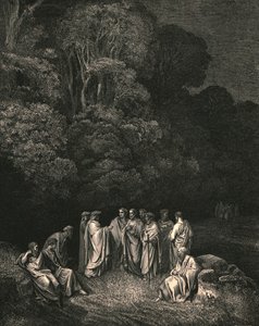 So sah ich vereint die leuchtende Schule von ihm, dem Monarchen des erhabensten Gesangs, ca. 1890