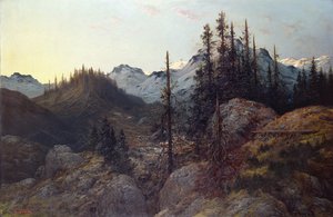 Sonnenaufgang in den Alpen