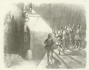 Überrascht von Wächtern - Herrschaft von Heinrich IV von Gustave Dore