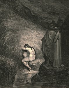Das ist die alte Seele der elenden Myrrha, um 1890 von Gustave Dore