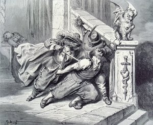 Der Tod von Blaubart, Illustration für 