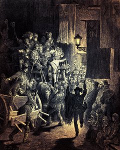 Das Derby - Heimkehr von Gustave Dore