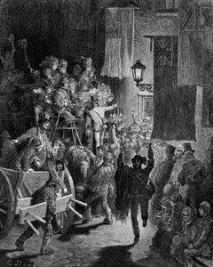 Das Derby - Heimkehr von Gustave Doré