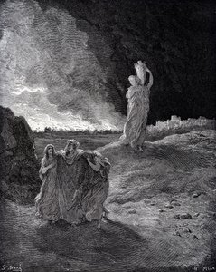 Die Zerstörung von Sodom von Gustave Dore